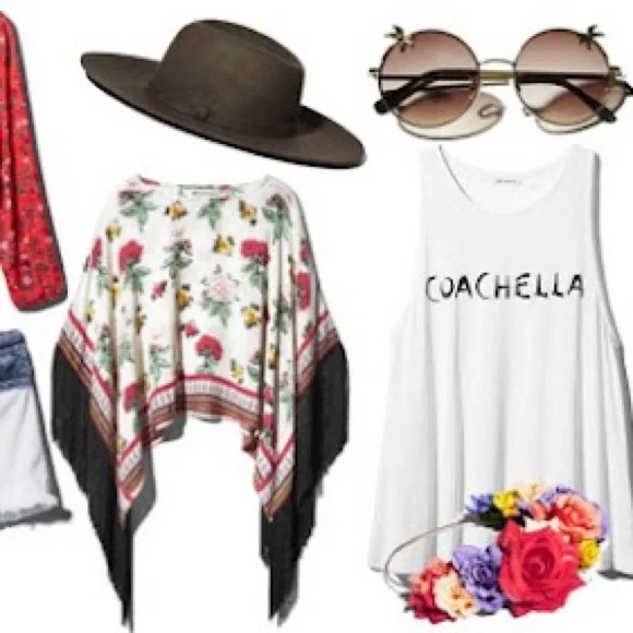 H&M x COACHELLA FRINGE BOHO TOP - Picture 4 of 7